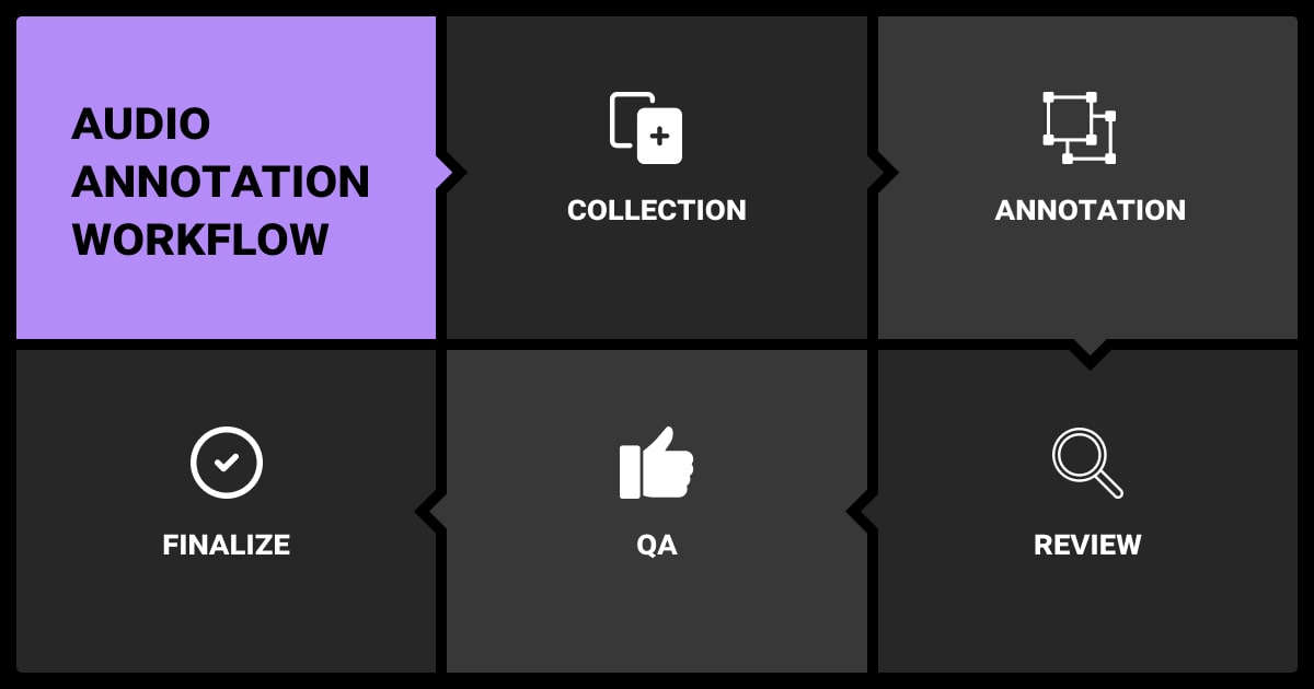 Audio annotation workflow