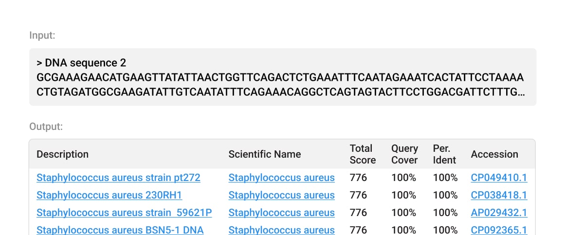An example of scientific data annotation for genomics