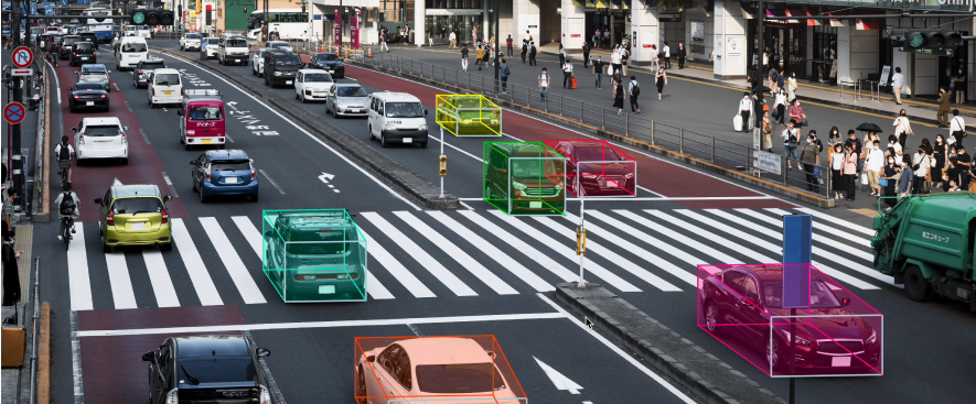 For this type of annotation, our annotators draw rectangular boxes 
                    around objects in three-dimensional space. They learn to comprehend different objects 
                    in the scene and their dimensions. 3D cuboids are critical for computer vision 
                    applications such as object detection, tracking, and recognition.